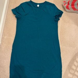Petite large t shirt dress from old navy in teal